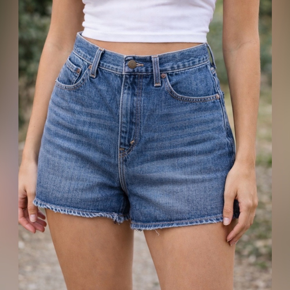 Levi’s Denim 80’s Mom Shorts
